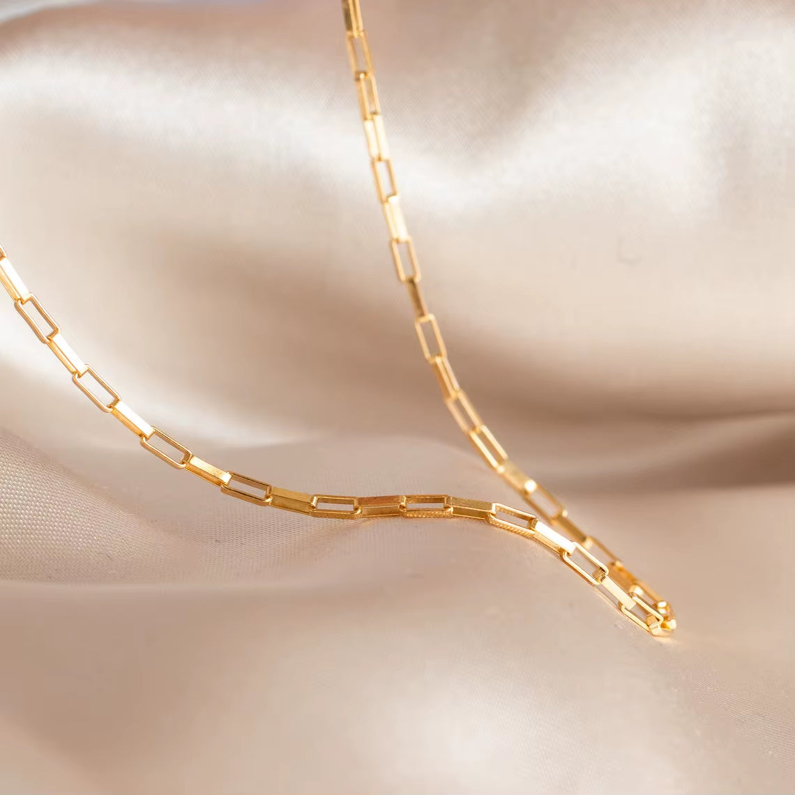 14K Gold Filled Chain Necklace Handmade Gold Choker Boho Chain Collier Femme Kolye Collares Women Jewelry Necklace for Women