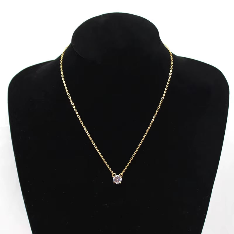 Shiny Zircon Invisible Transparent Thin Line Simple Choker Necklace Women Jewelry Collana Kolye Bijoux Collares Collier