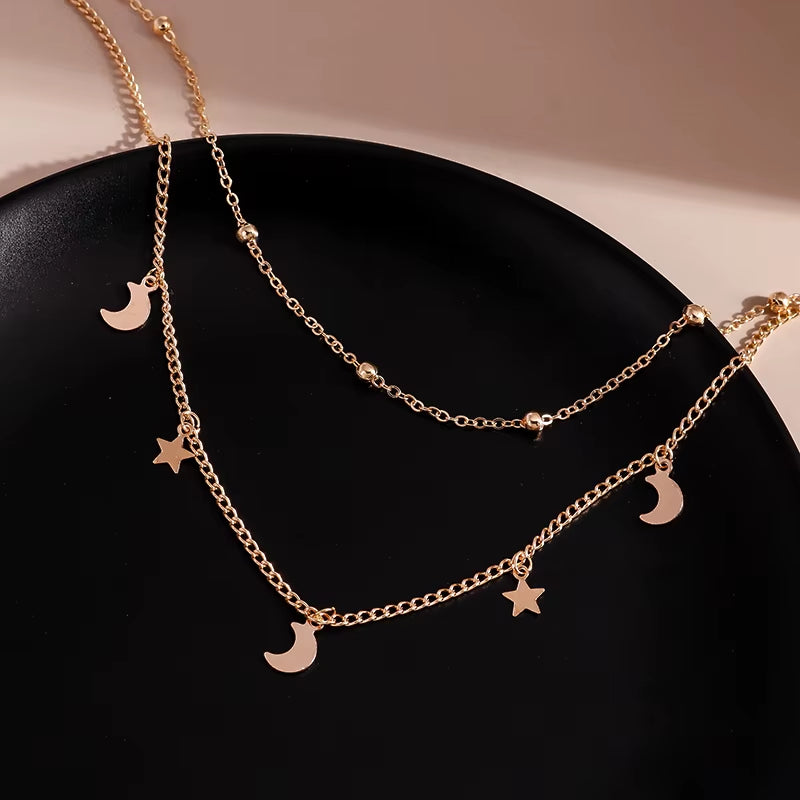 Silver Color Cross Necklaces & Pendants for Women Choker Clavicle Chain Jewelry Femme Bijoux Collares