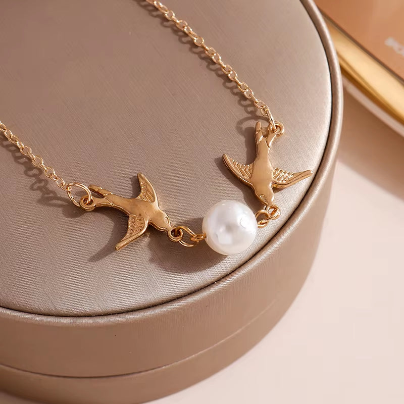 Silver Color Cross Necklaces & Pendants for Women Choker Clavicle Chain Jewelry Femme Bijoux Collares