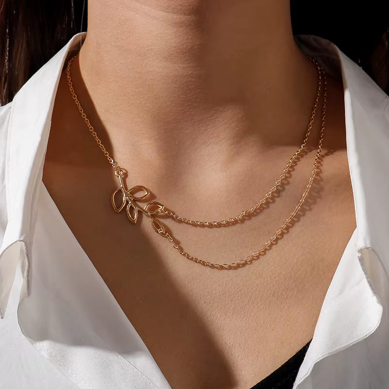 Silver Color Cross Necklaces & Pendants for Women Choker Clavicle Chain Jewelry Femme Bijoux Collares